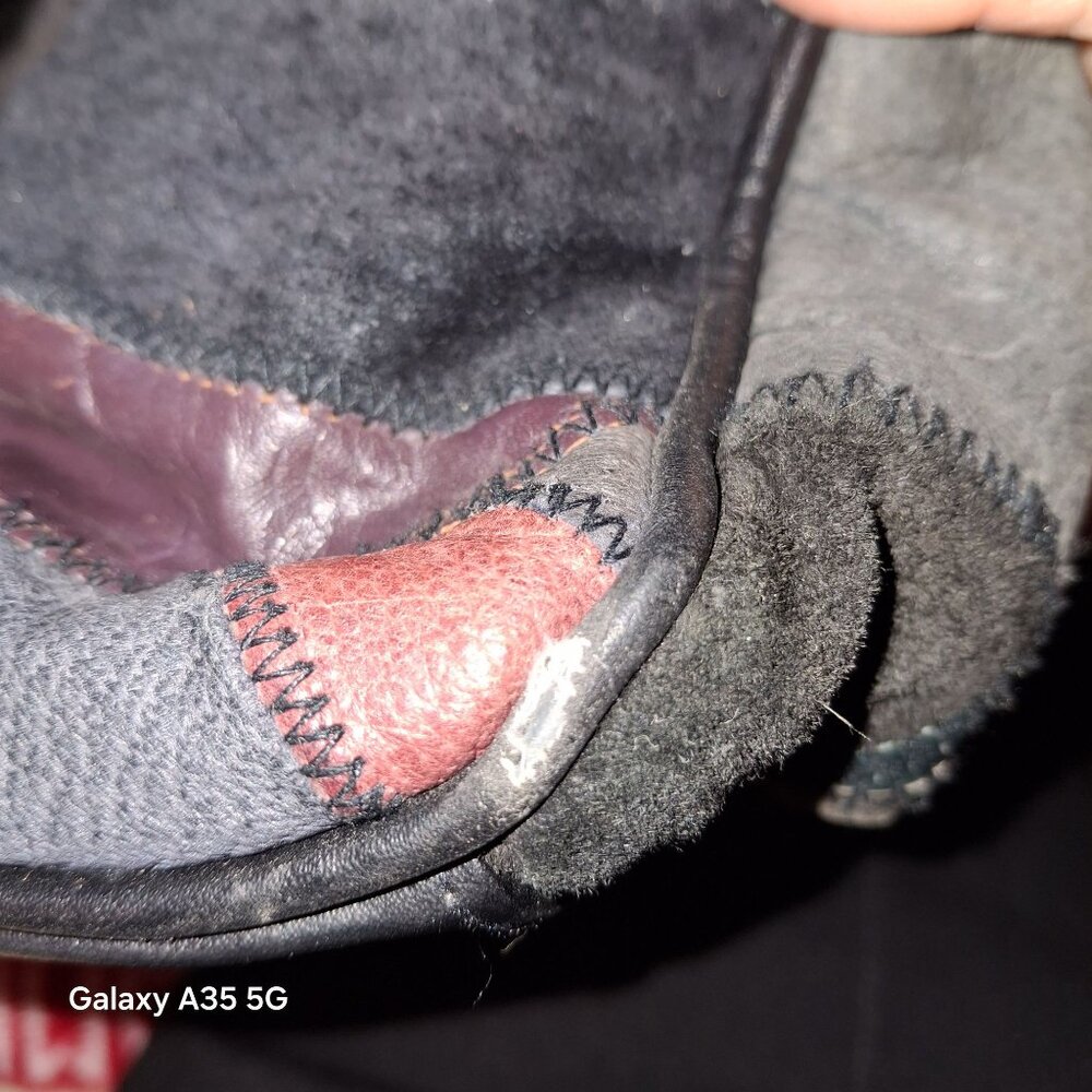 Patchwork Leather Shoulder Bag Multicolor Boho Ar… - image 6